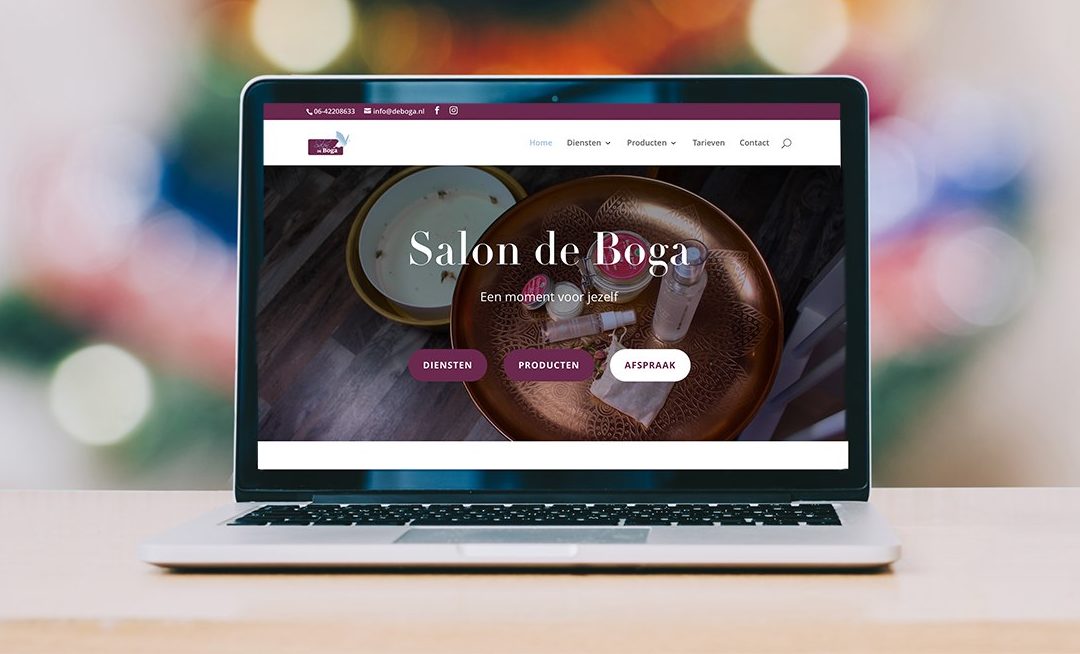 Nieuwe website voor Salon de Boga